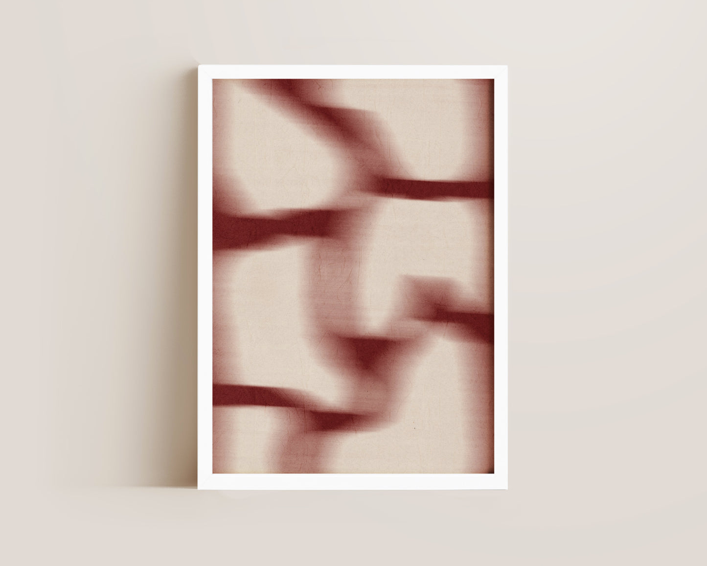 Red Tiles Print