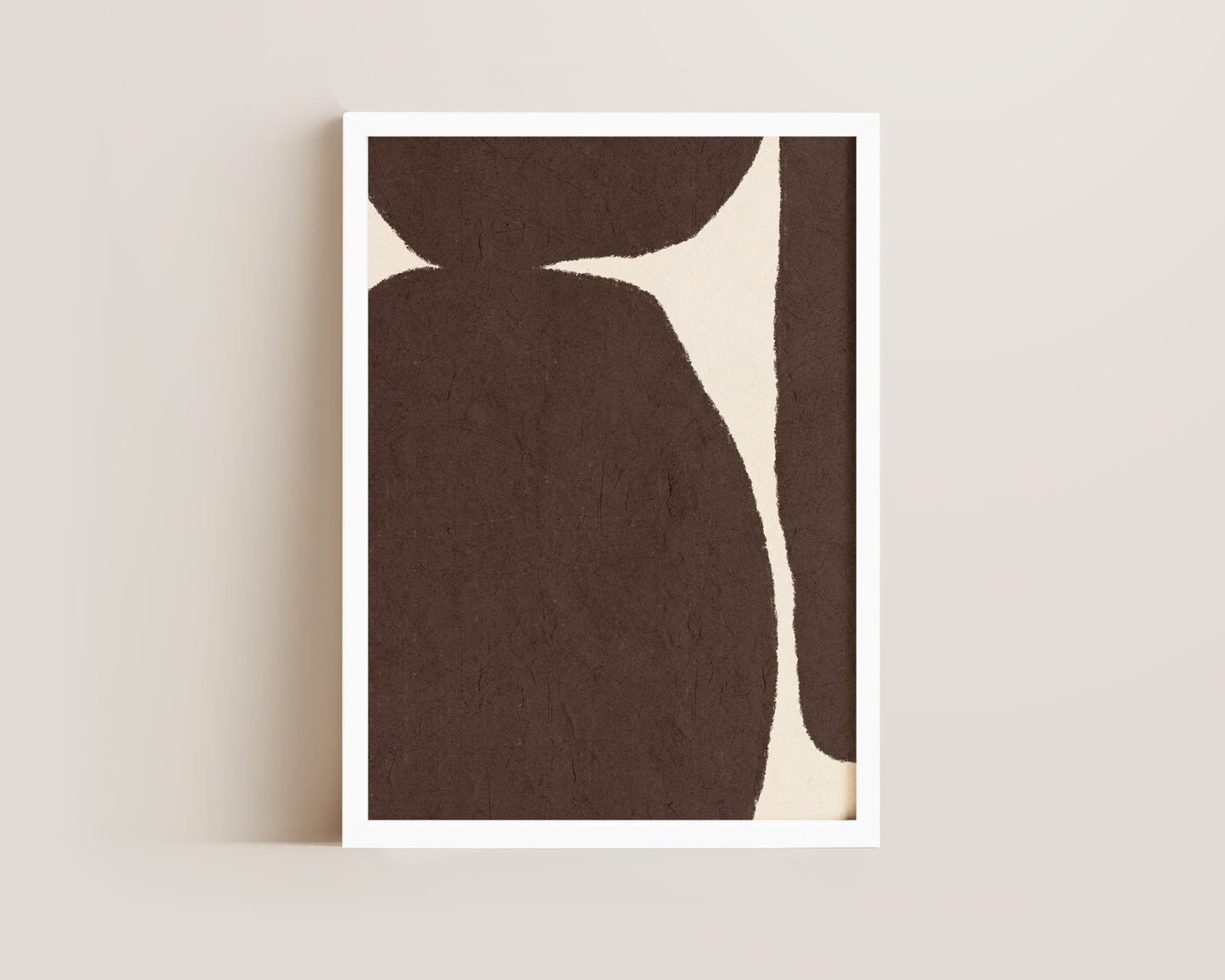 Brown Shapes Print