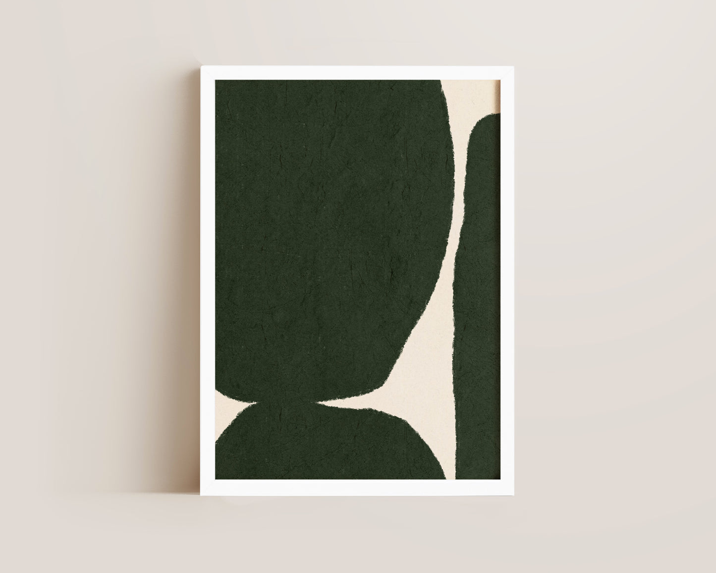 Green Shapes Print