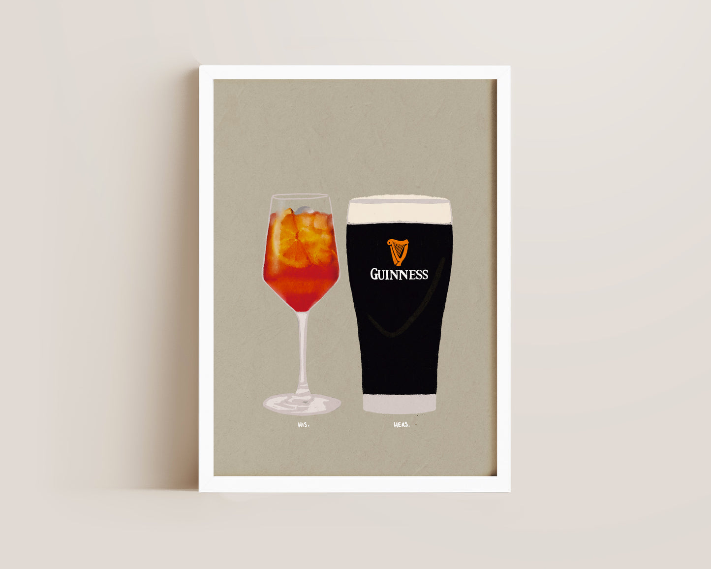 Aperol Spritz & Guinness Print