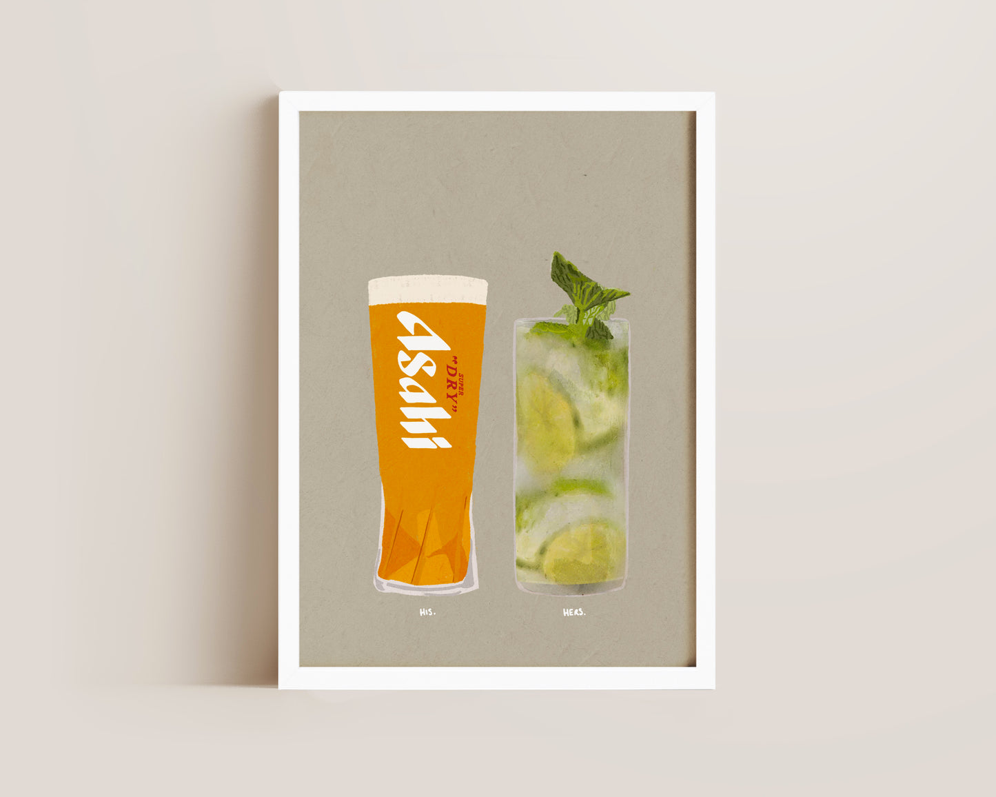 Asahi & Mojito Print