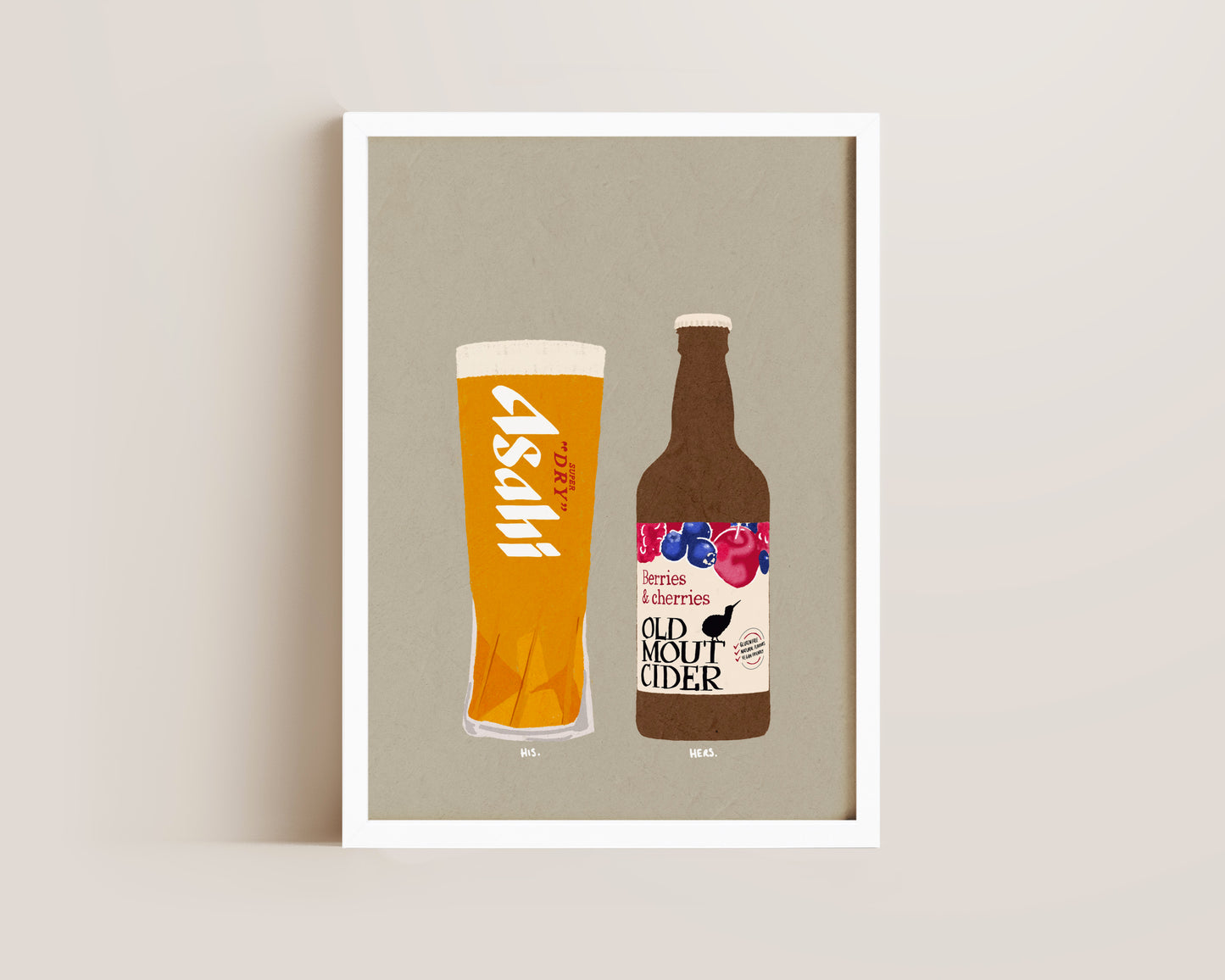 Asahi & Old Mout BC Print
