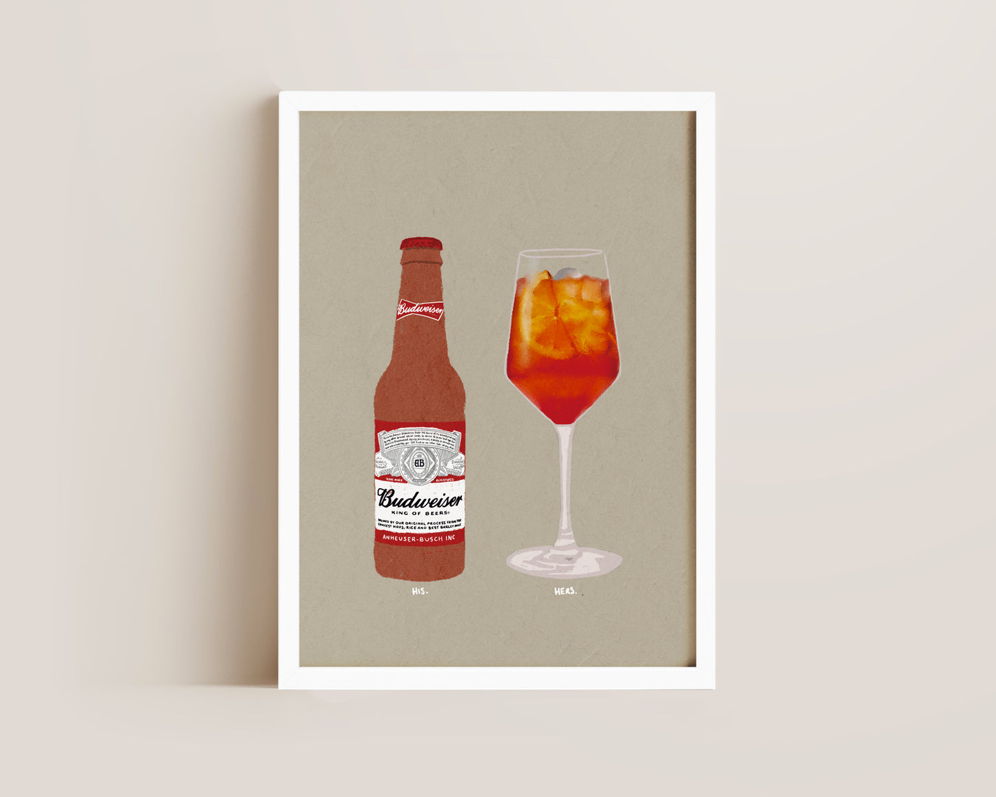 Budweiser & Aperol Spritz Print