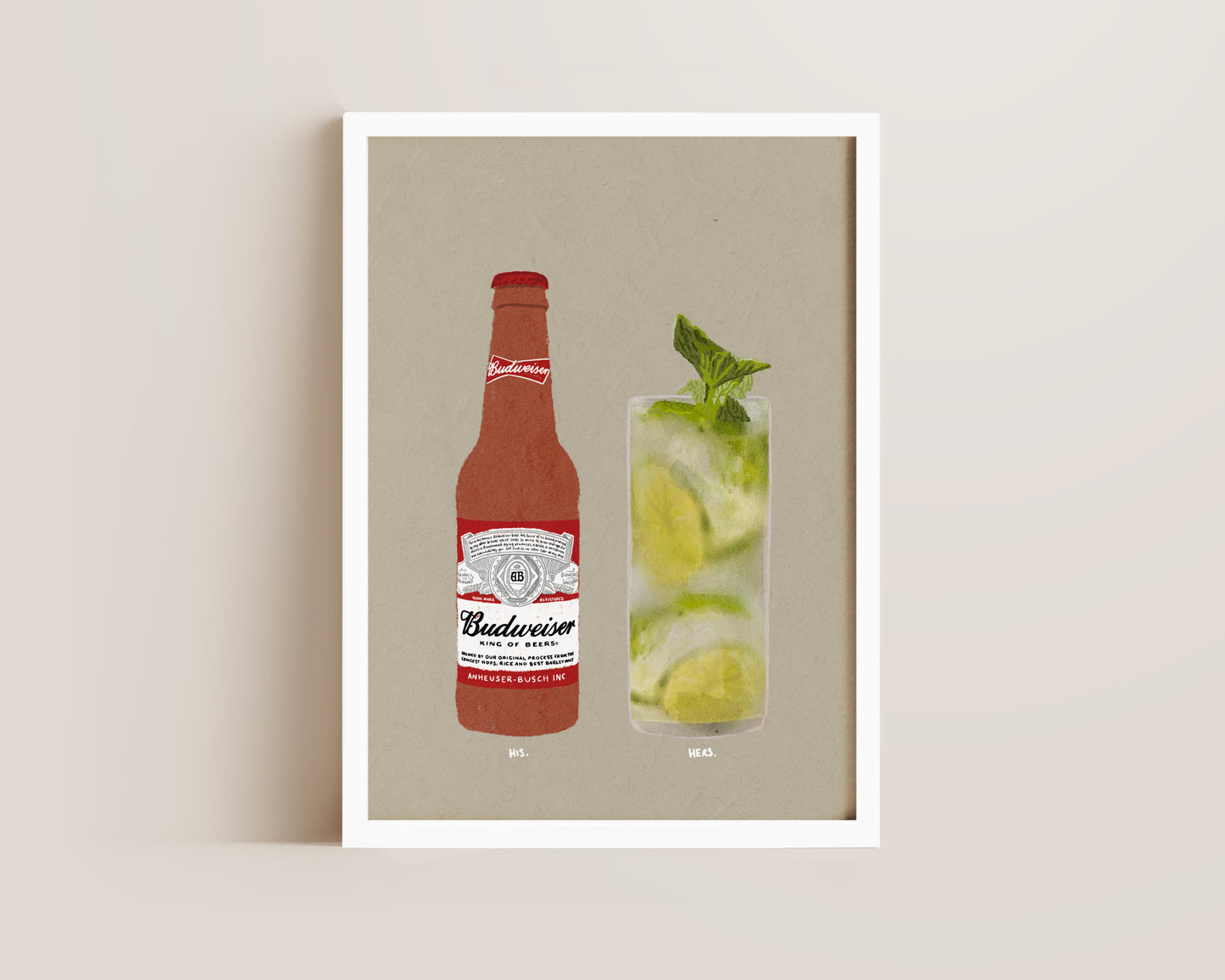 Budweiser & Mojito Print