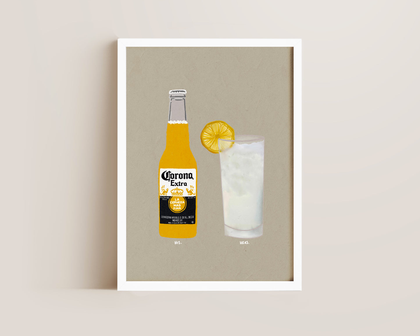 Corona & Vodka Lemonade Print