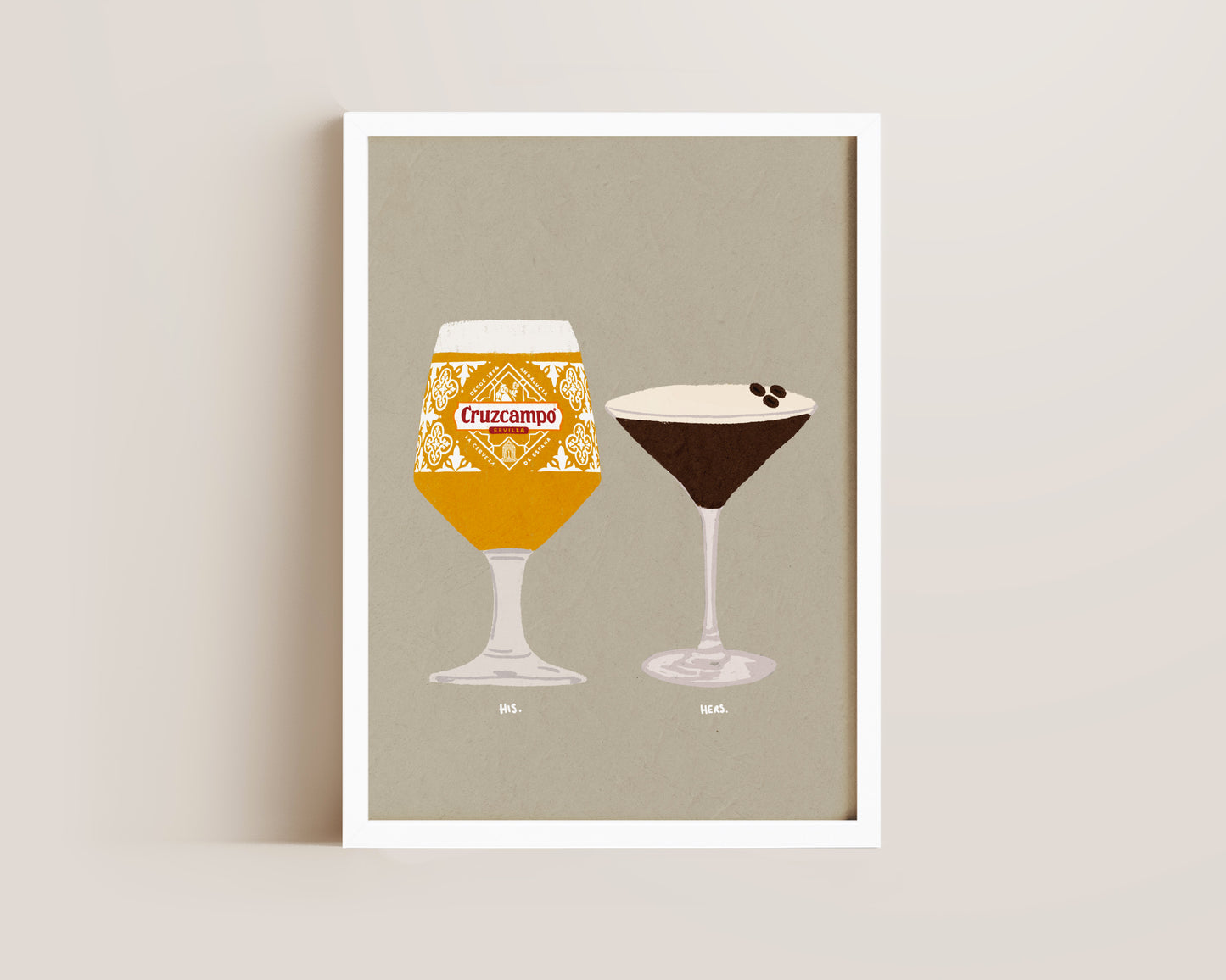 Cruzcampo & Espresso Martini Print