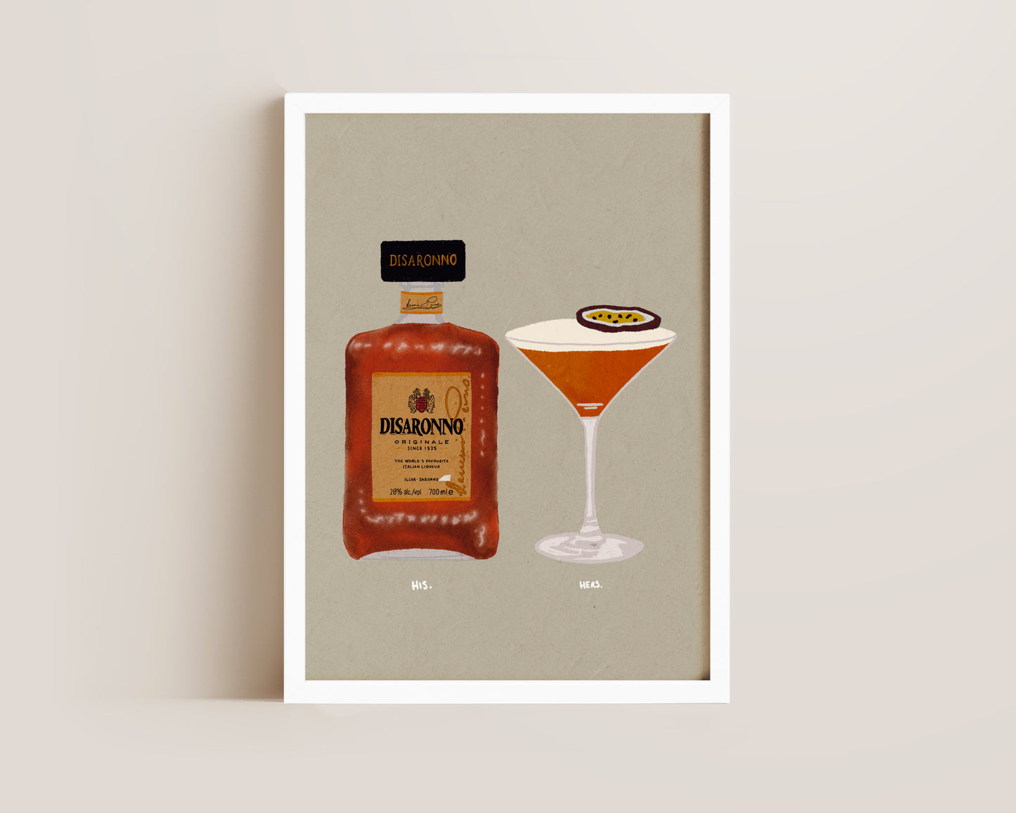Disaronno & Pornstar Martini Print