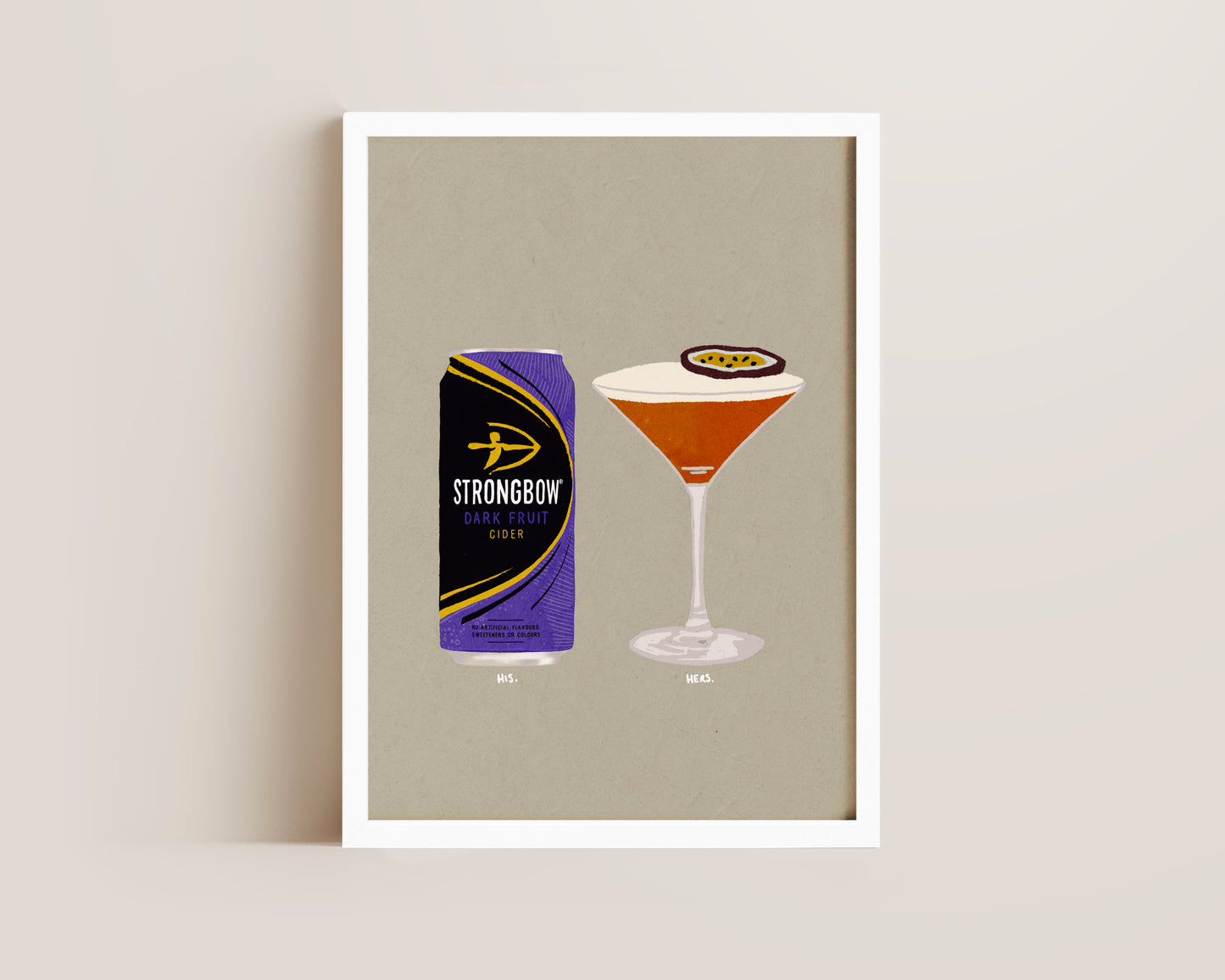 Strongbow Dark Fruits & Pornstar Martini Print
