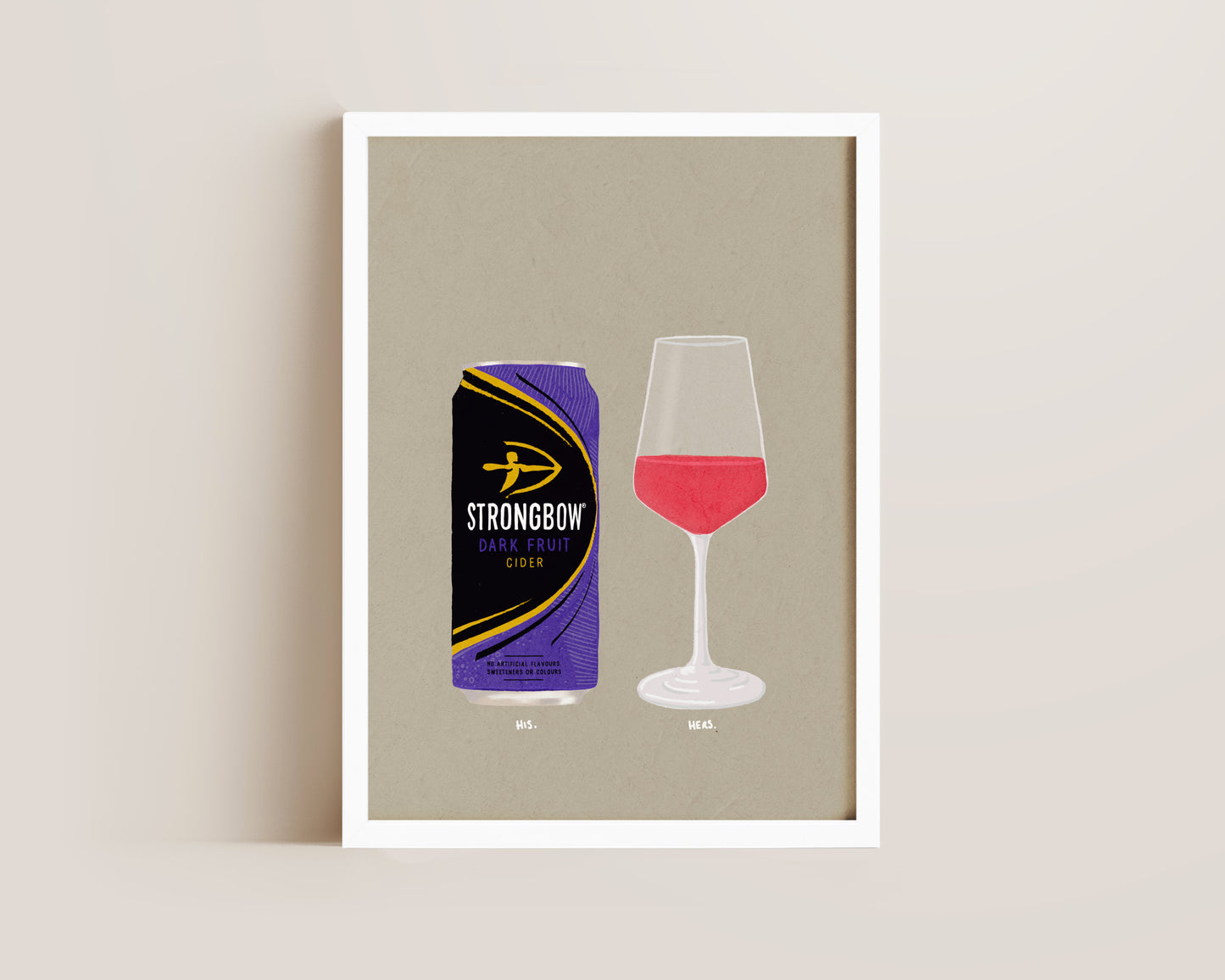 Strongbow Dark Fruits & Rose Print