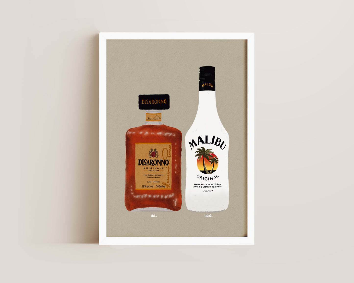 Disaronno & Malibu Print
