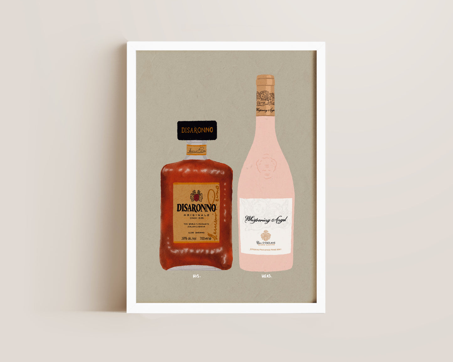 Disaronno & Whispering Angel Print