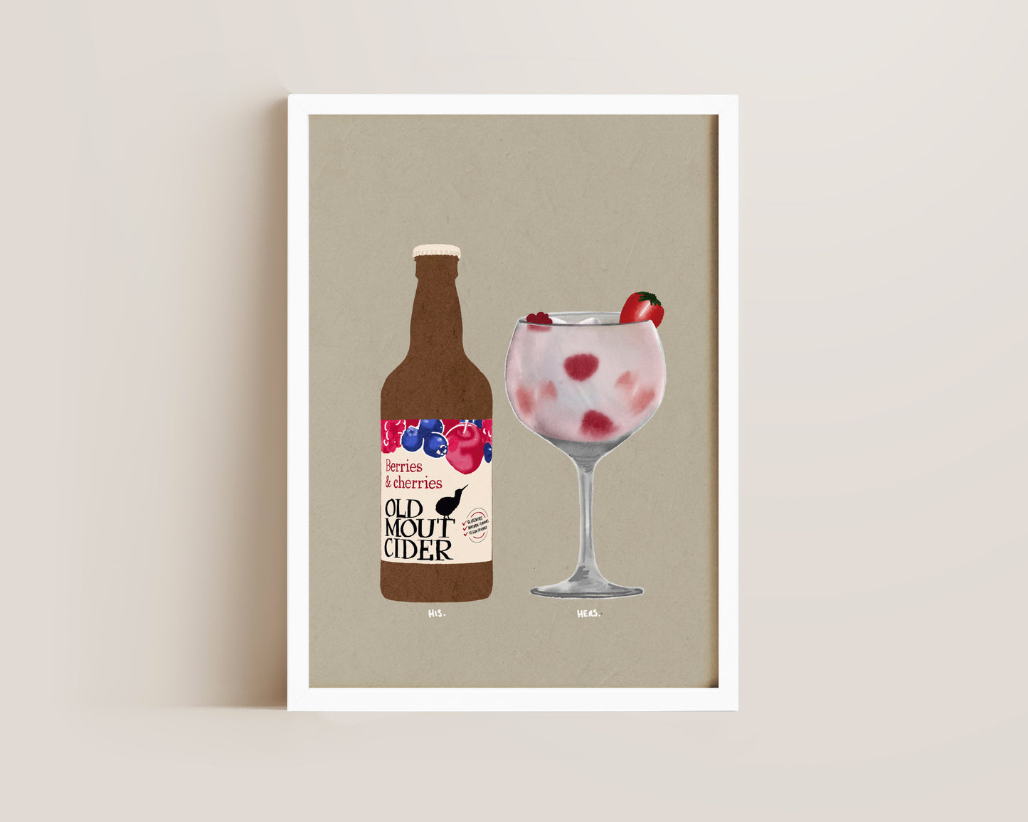 Old Mout BC & Pink Gin Print