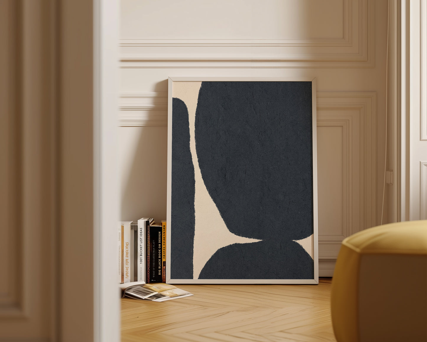 Blue Shapes Print