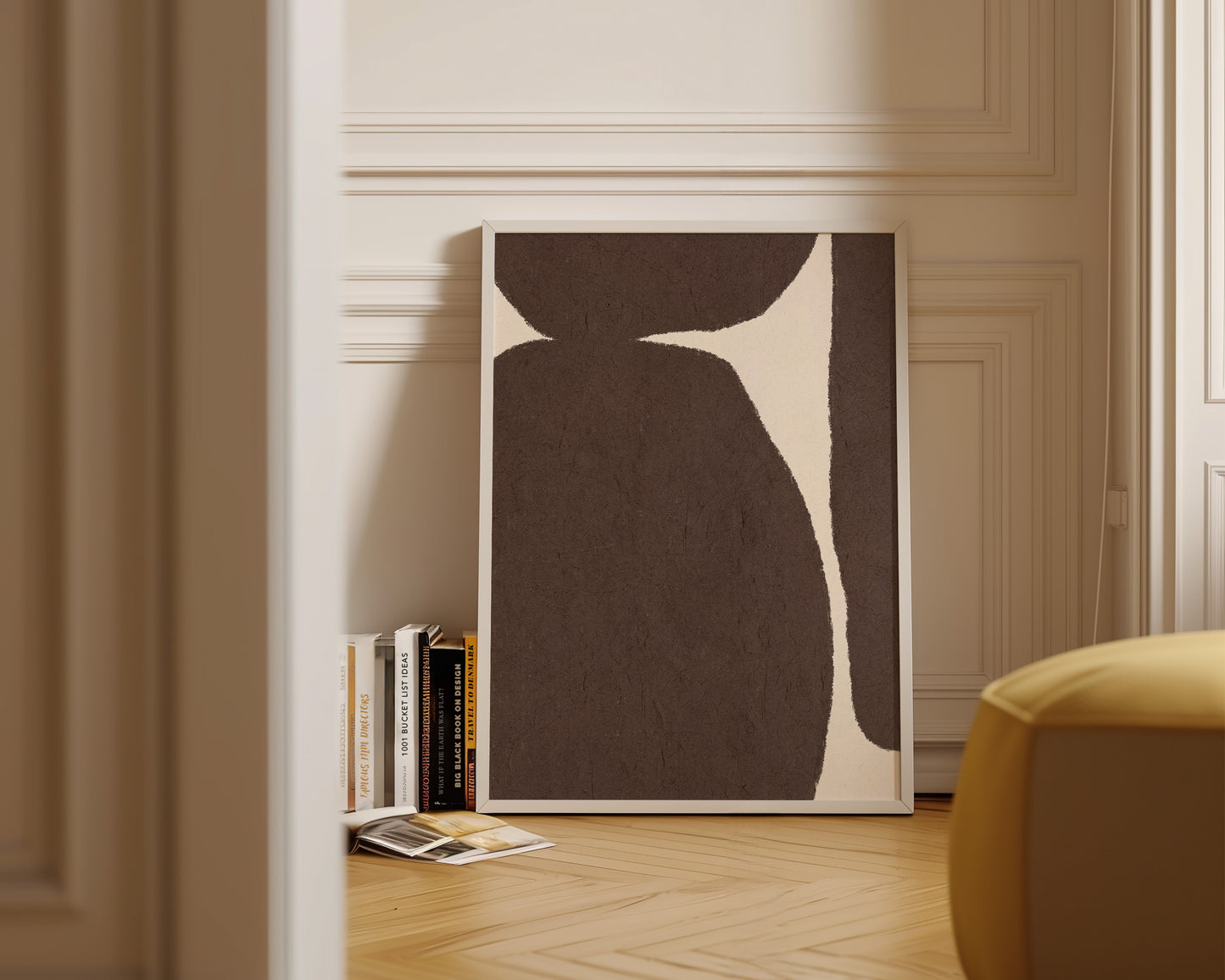 Brown Shapes Print
