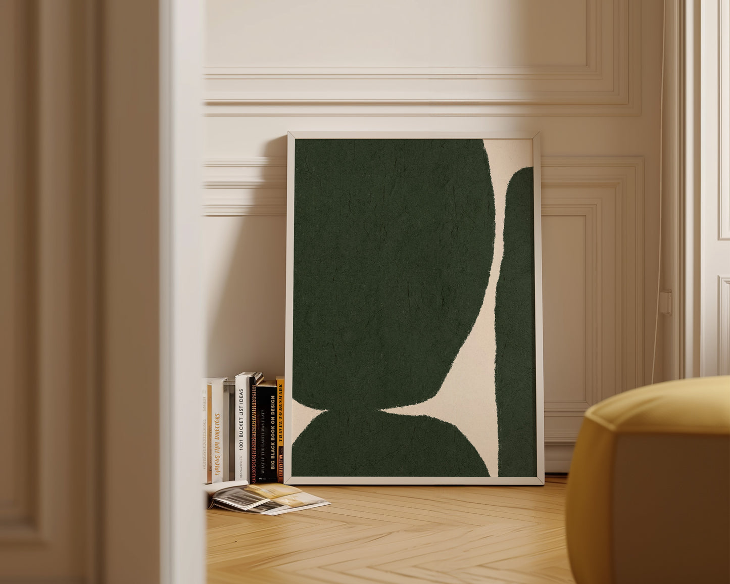 Green Shapes Print