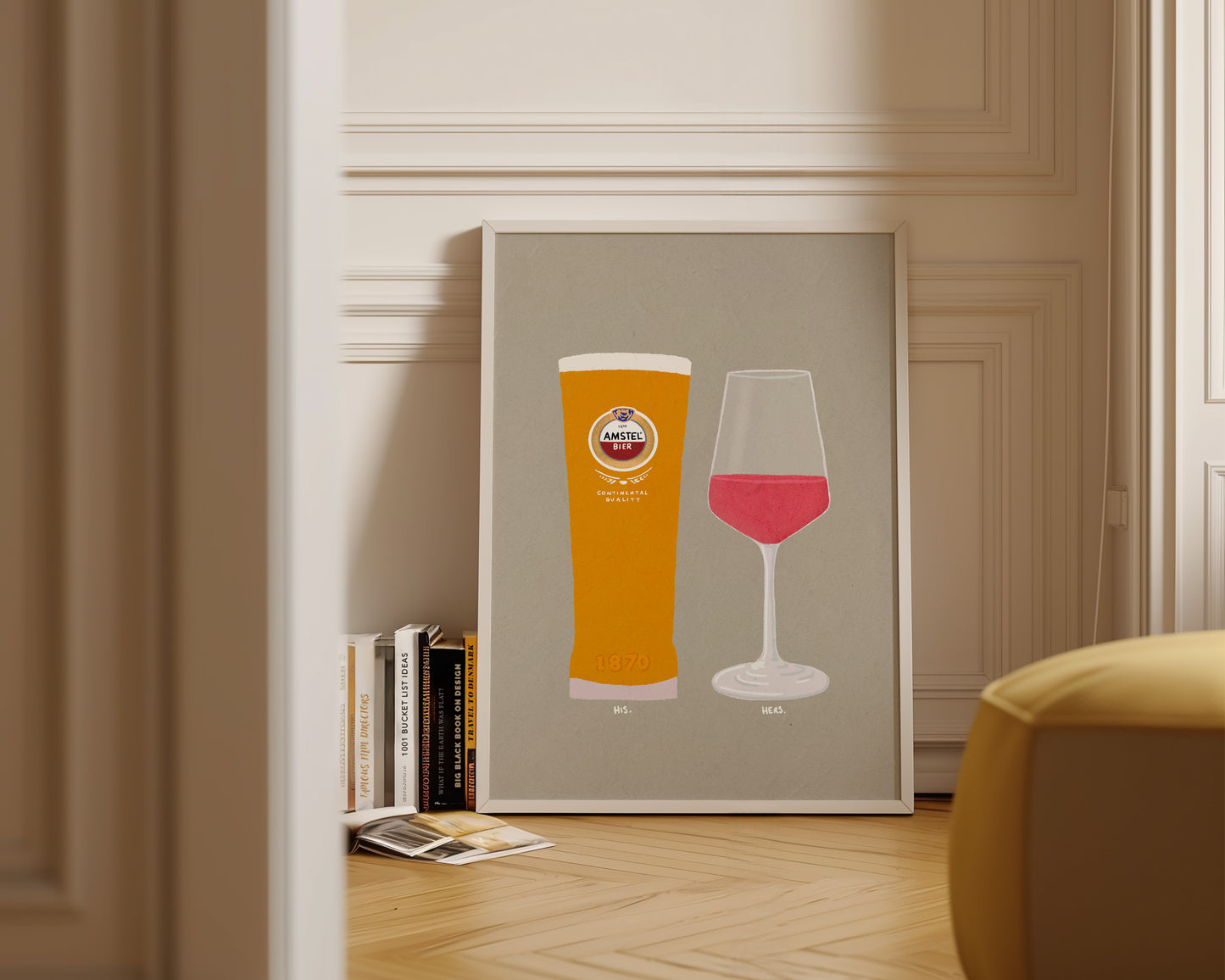 Amstel & Rose Print