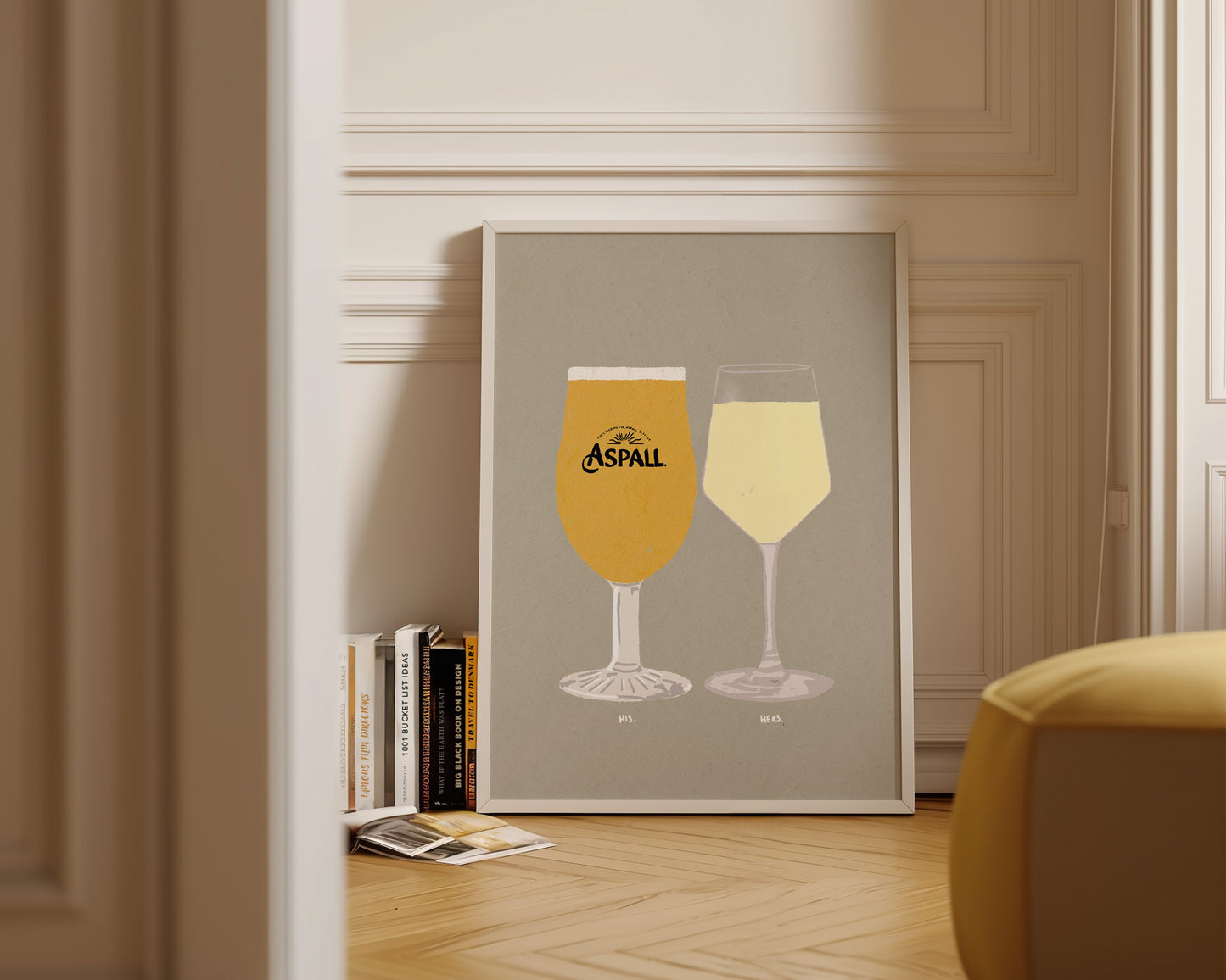 Aspall & White Wine Print