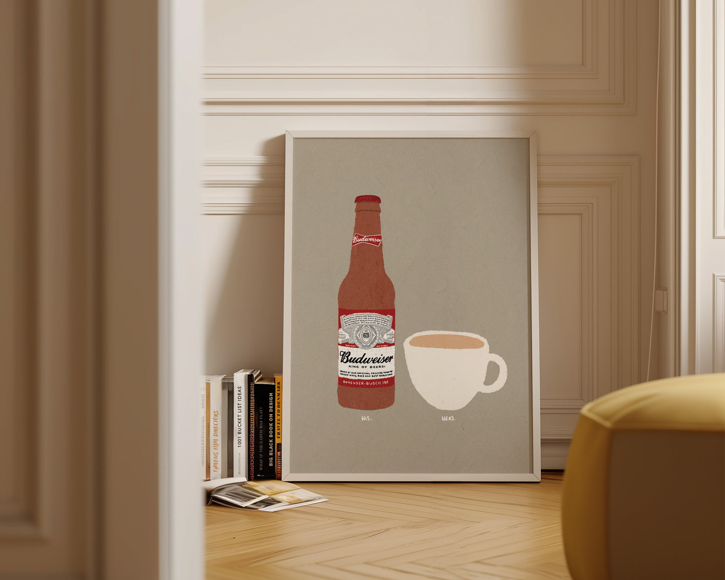 Budweiser & Cup Of Tea Print