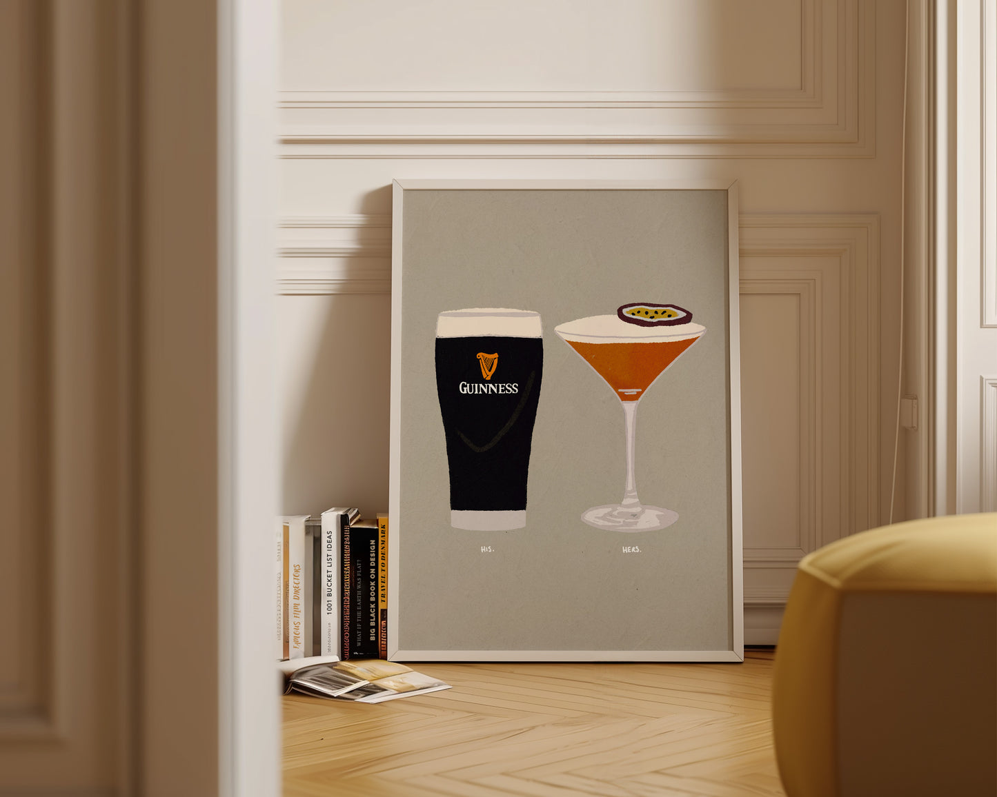 Guinness & Pornstar Martini Print