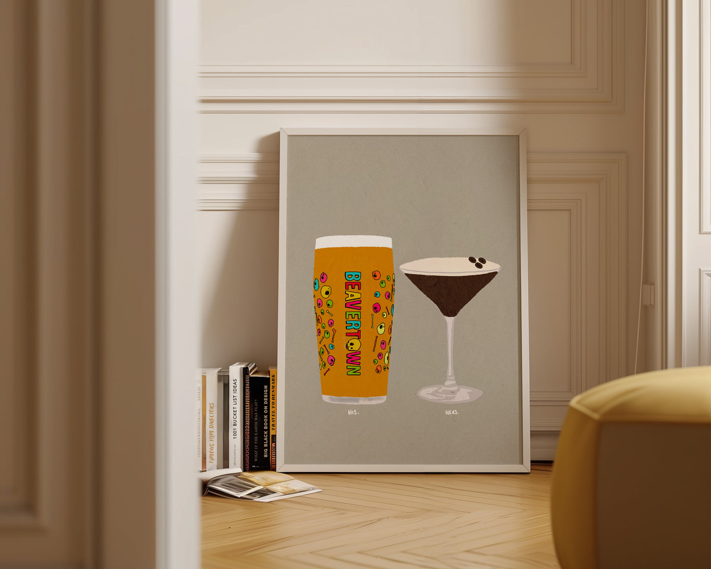 Neck Oil & Espresso Martini Print