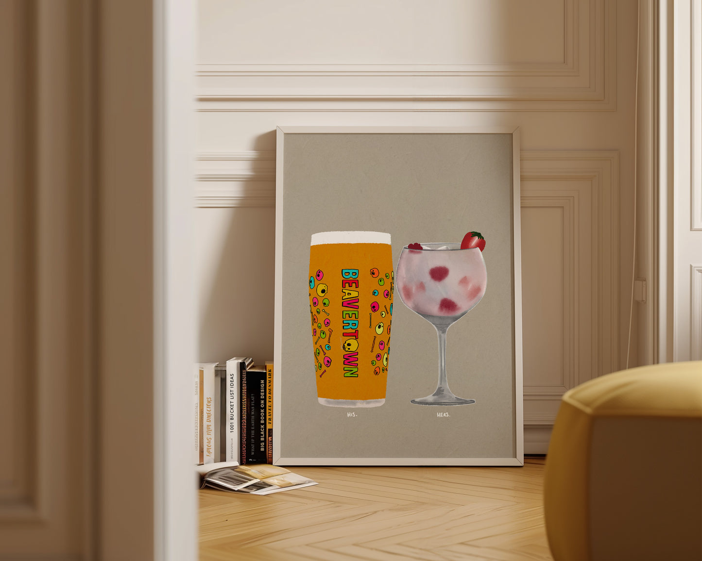 Neck Oil & Pink Gin Print