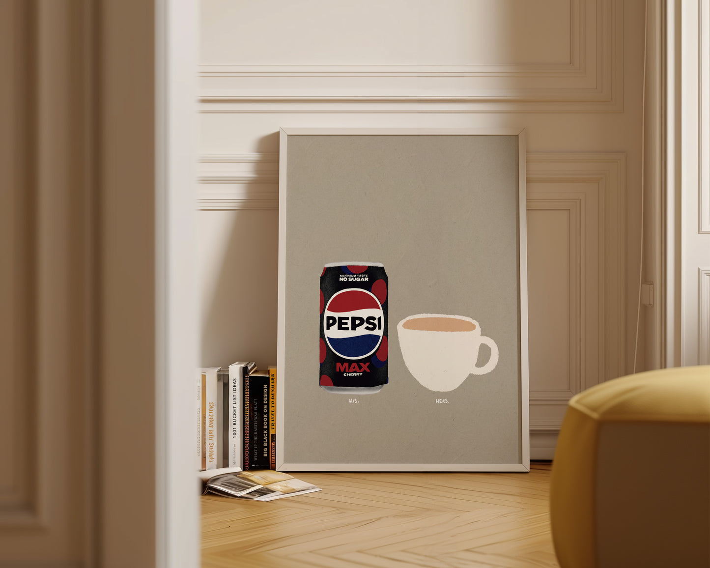 Pepsi Max Cherry & Cup Of Tea Print