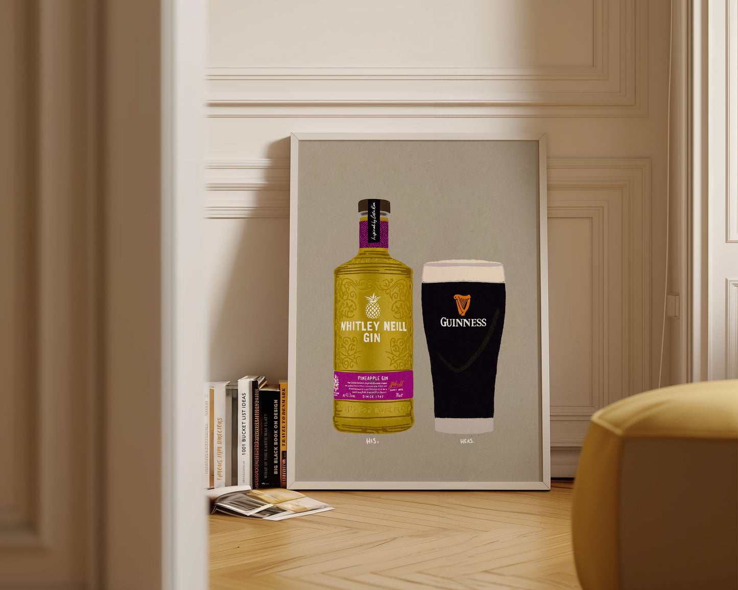 Whitley Neill Pineapple & Guinness Print