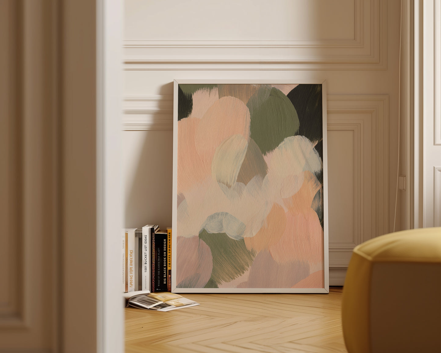 Pink & Green No. 3 Print