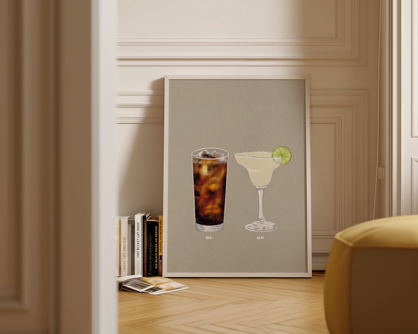 Rum Coke & Margarita Print