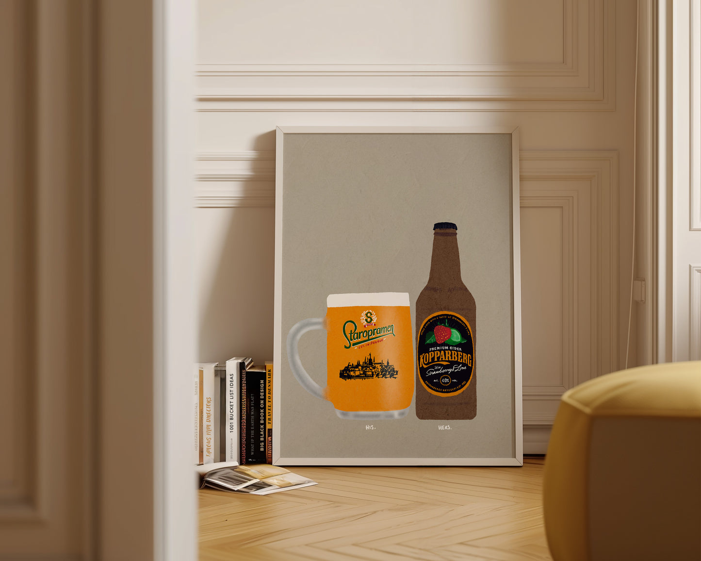 Staropramen & Strawberry Lime Kopparberg Print