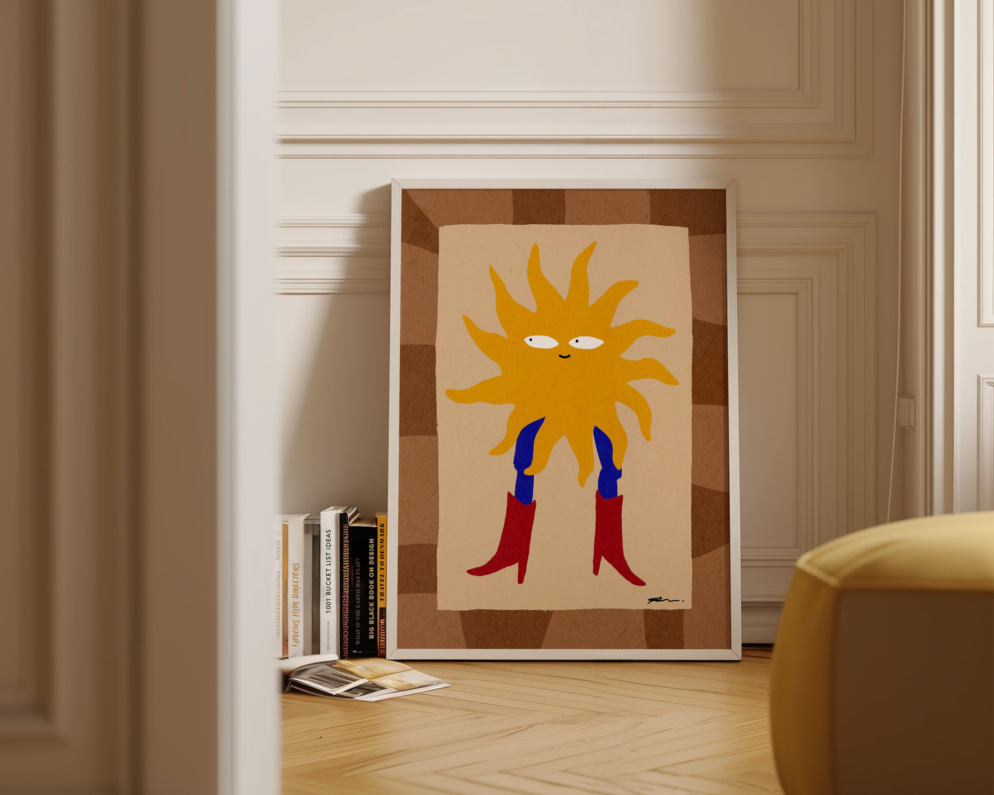 Sun Cowgirl Print