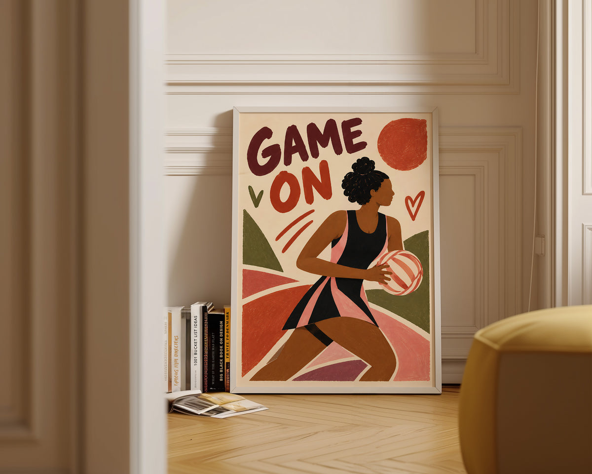 Game On Netball Print