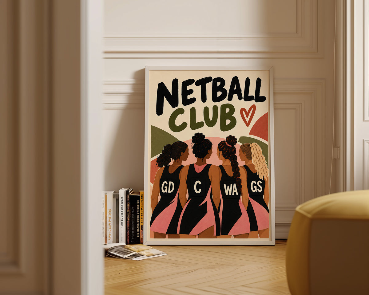 Netball Club Print