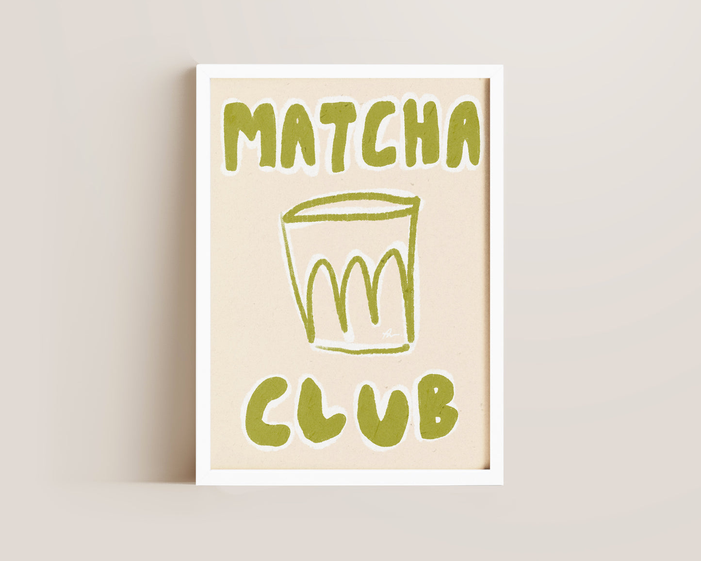 Matcha Club Print