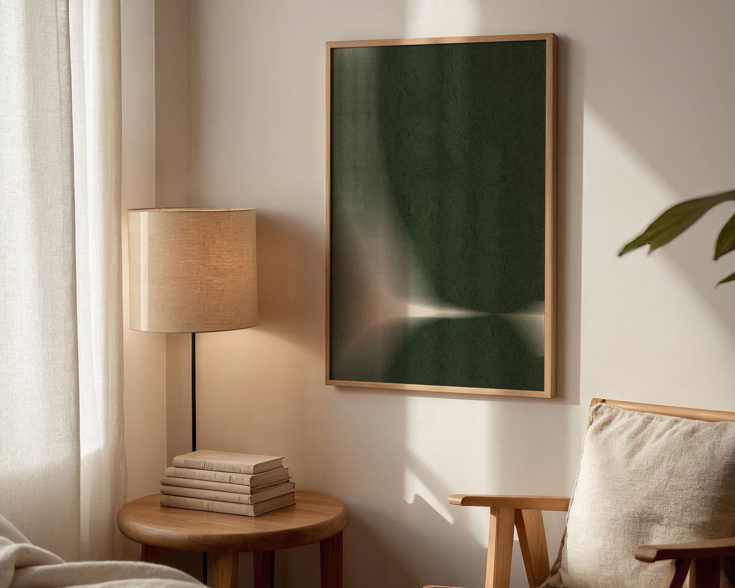 Green Blur Print