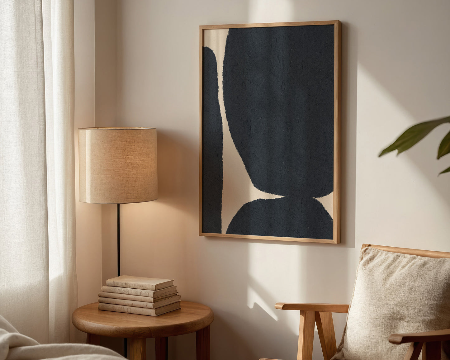 Blue Shapes Print