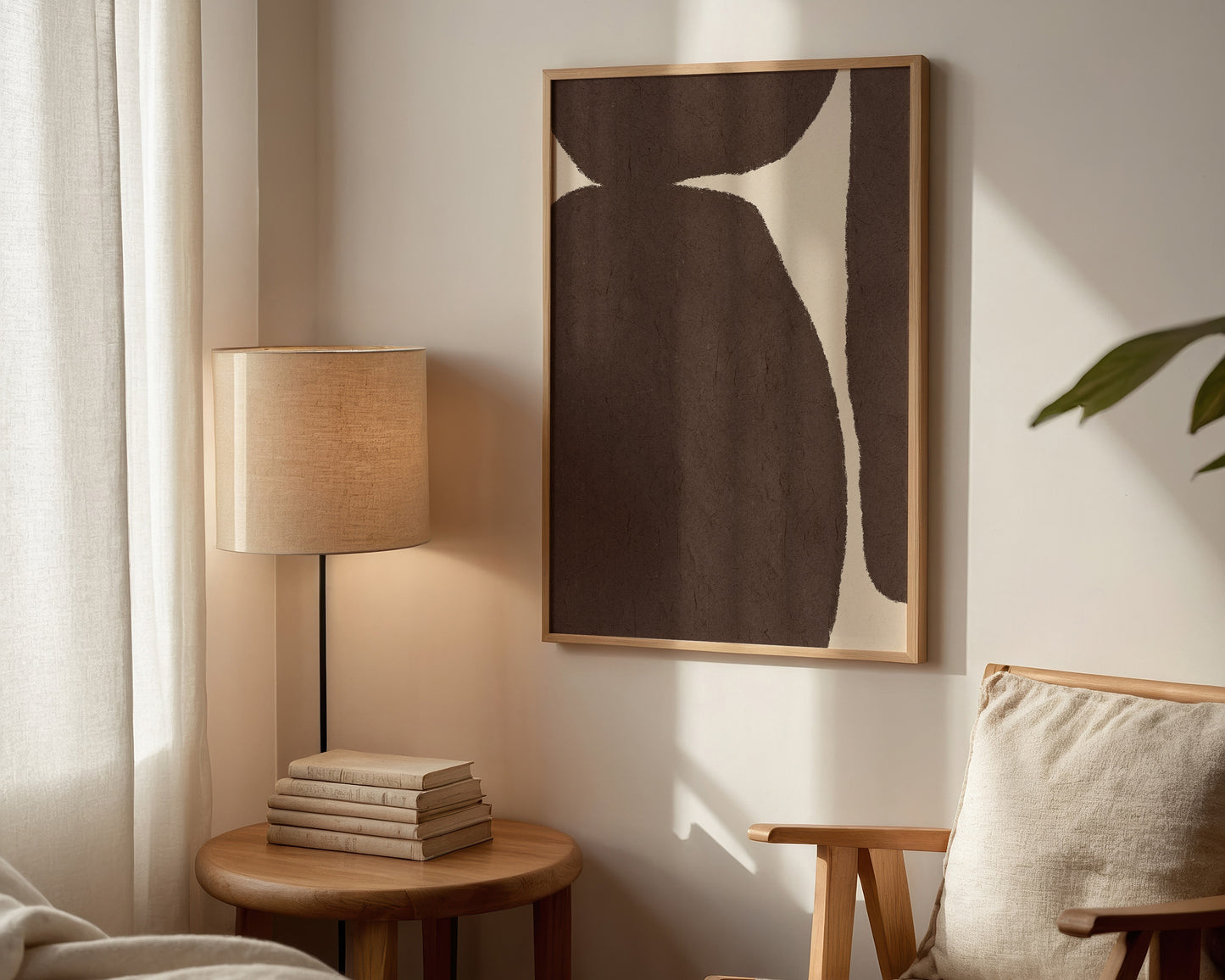Brown Shapes Print