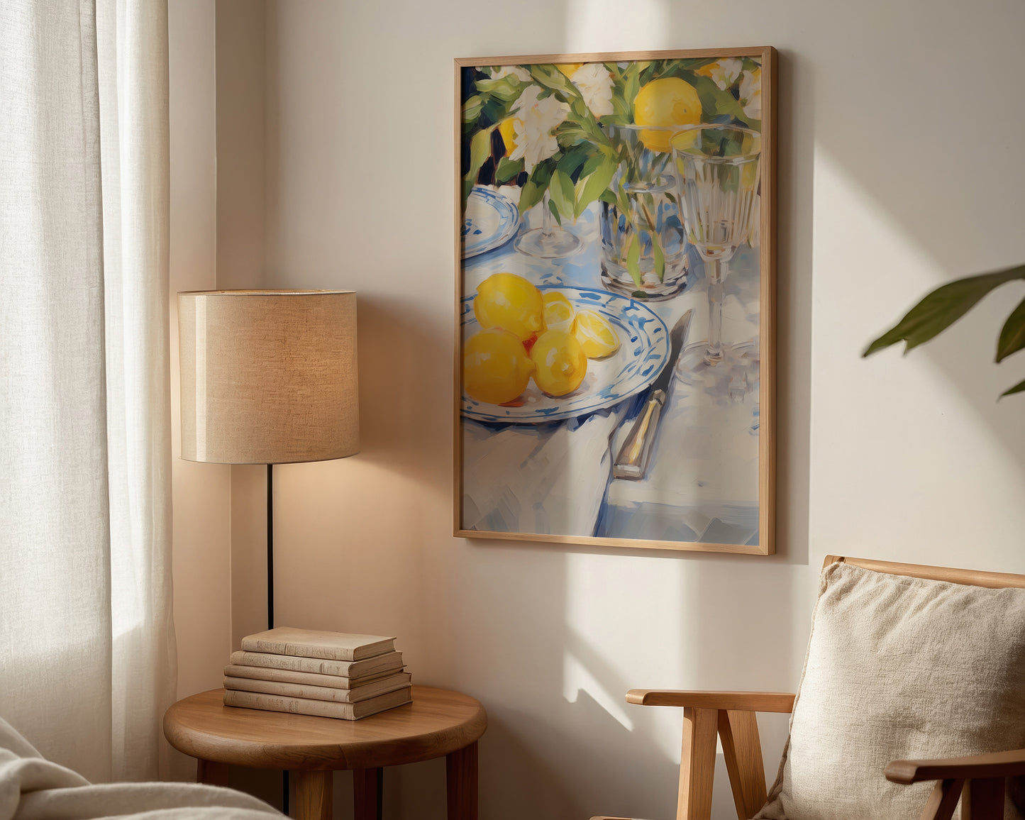 Bowl Of Lemons Print