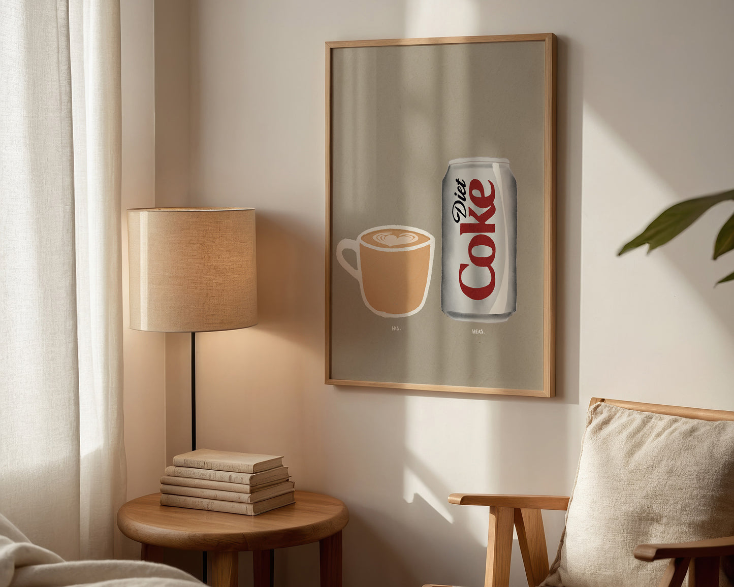 Coffee & Diet Coke Print