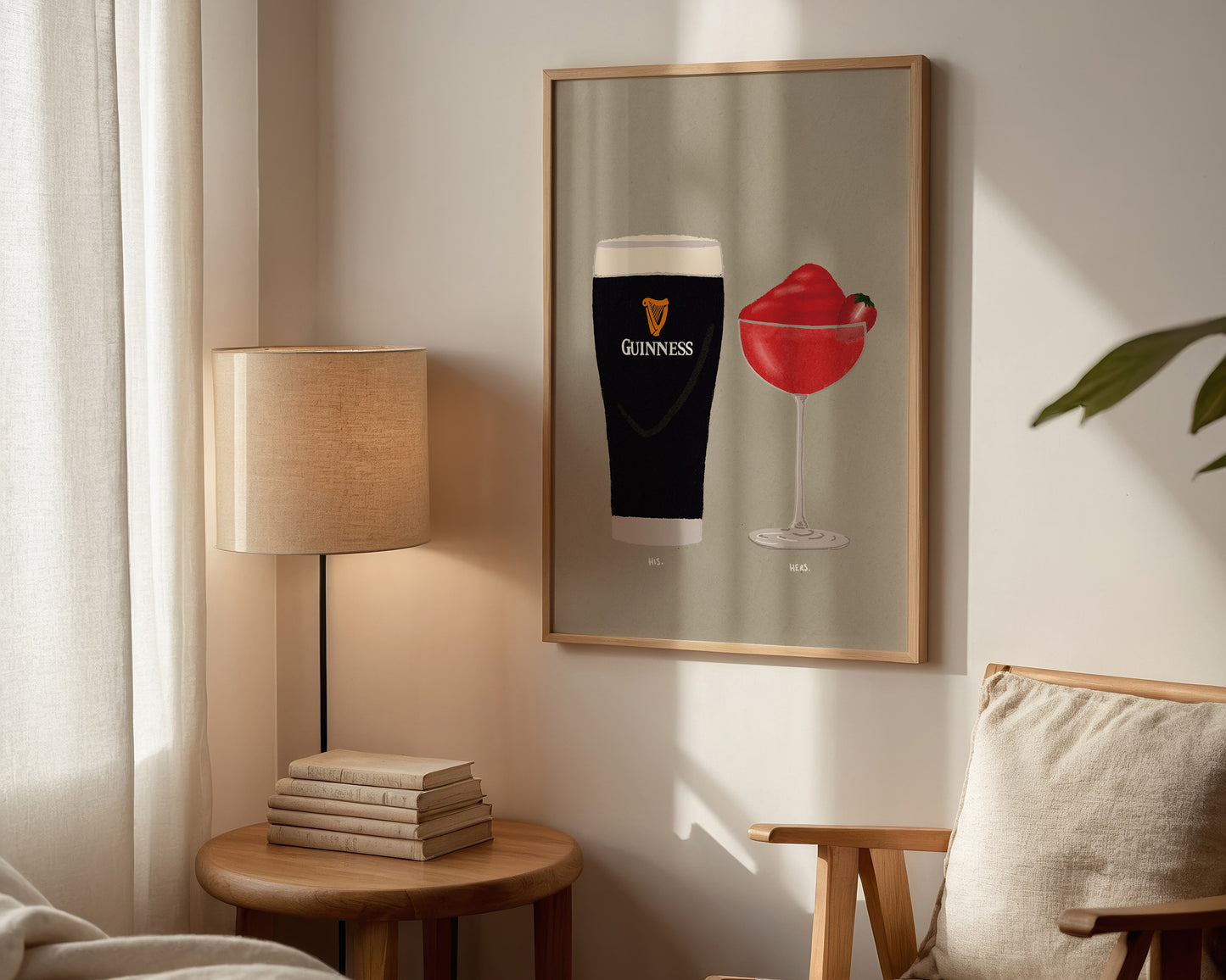 Guinness & Frozen Strawberry Daiquiri Print