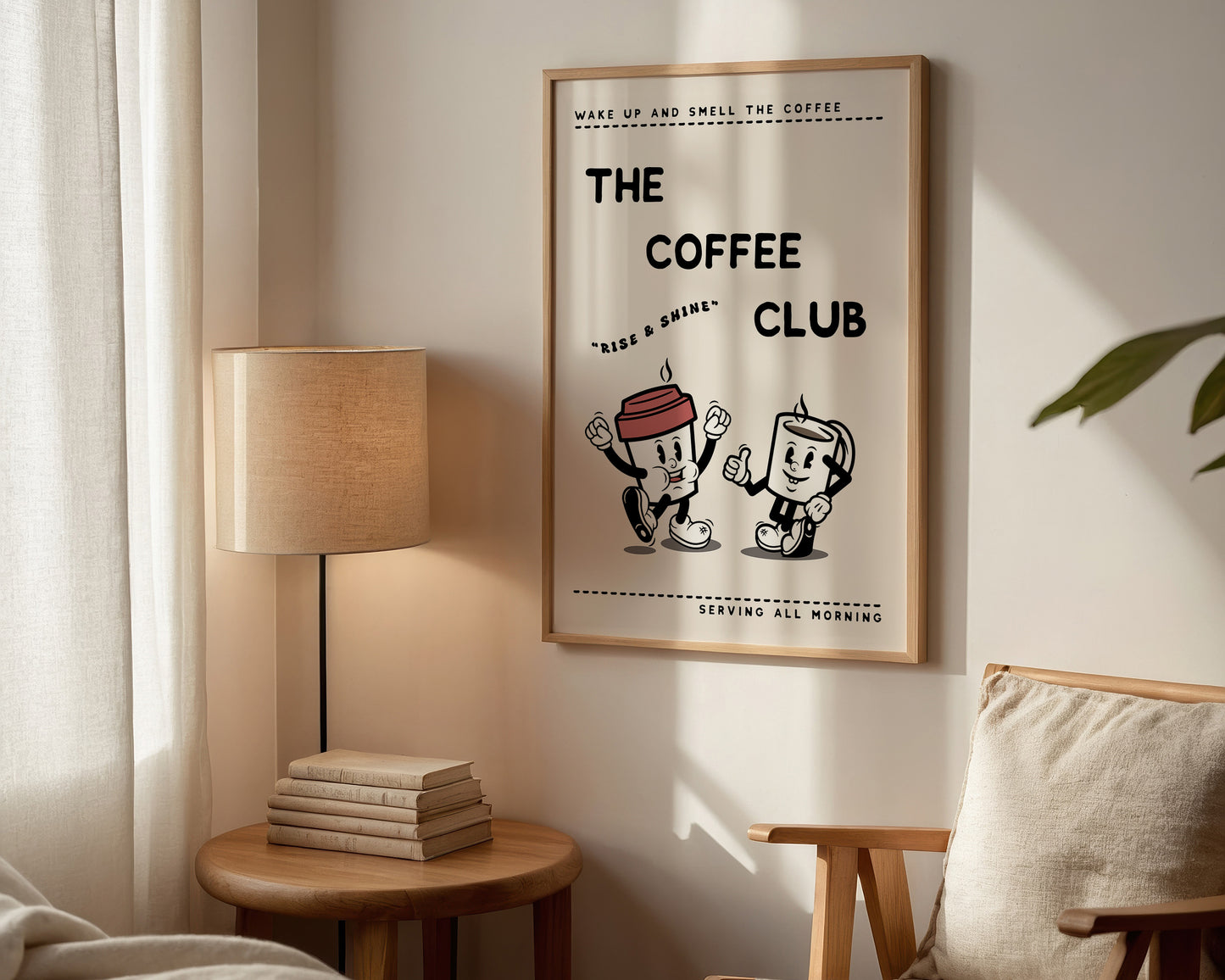 The Coffee Club Retro Print