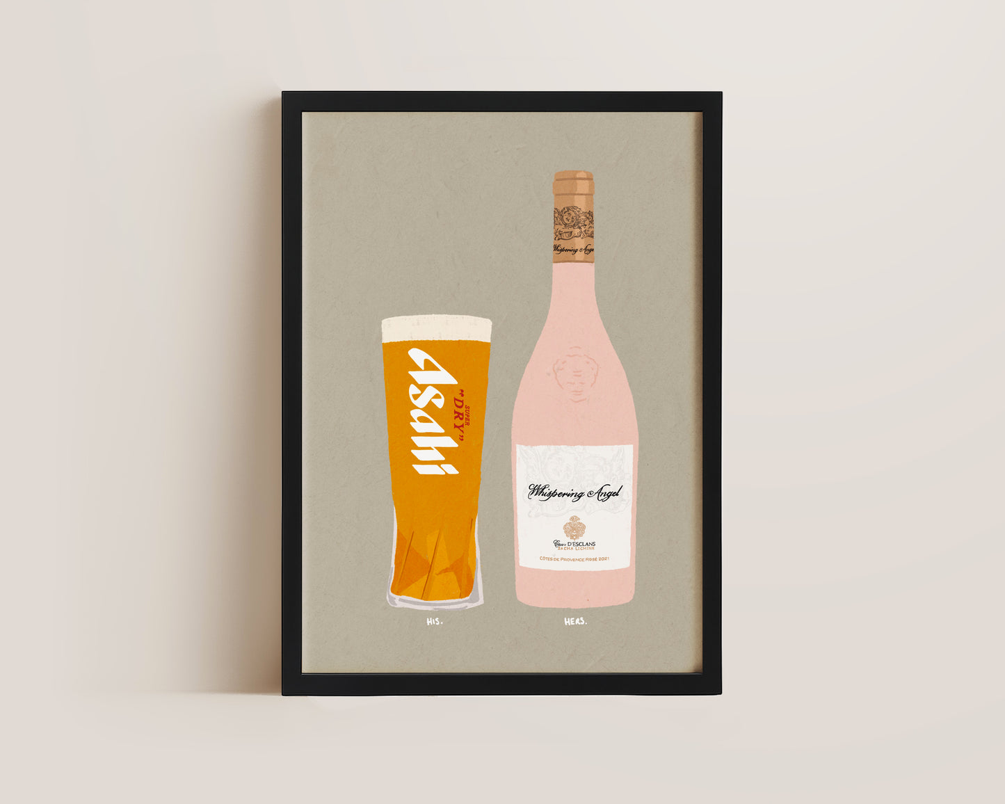 Asahi & Whispering Angel Print
