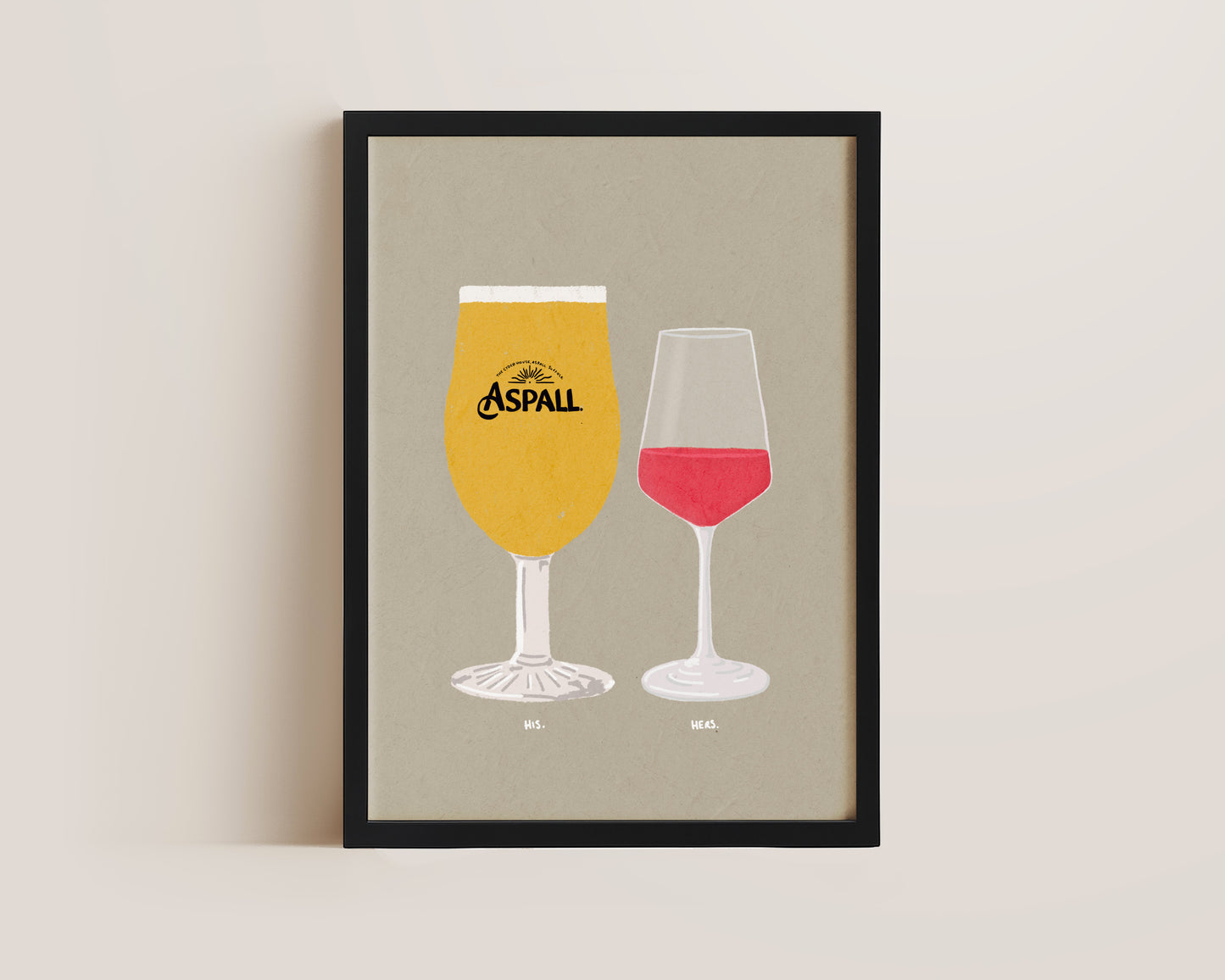 Aspall & Rose Print