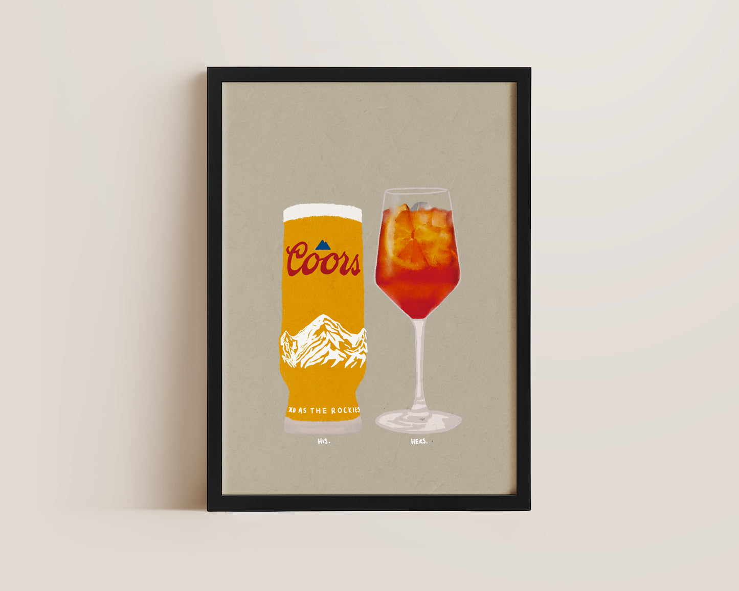 Coors & Aperol Print