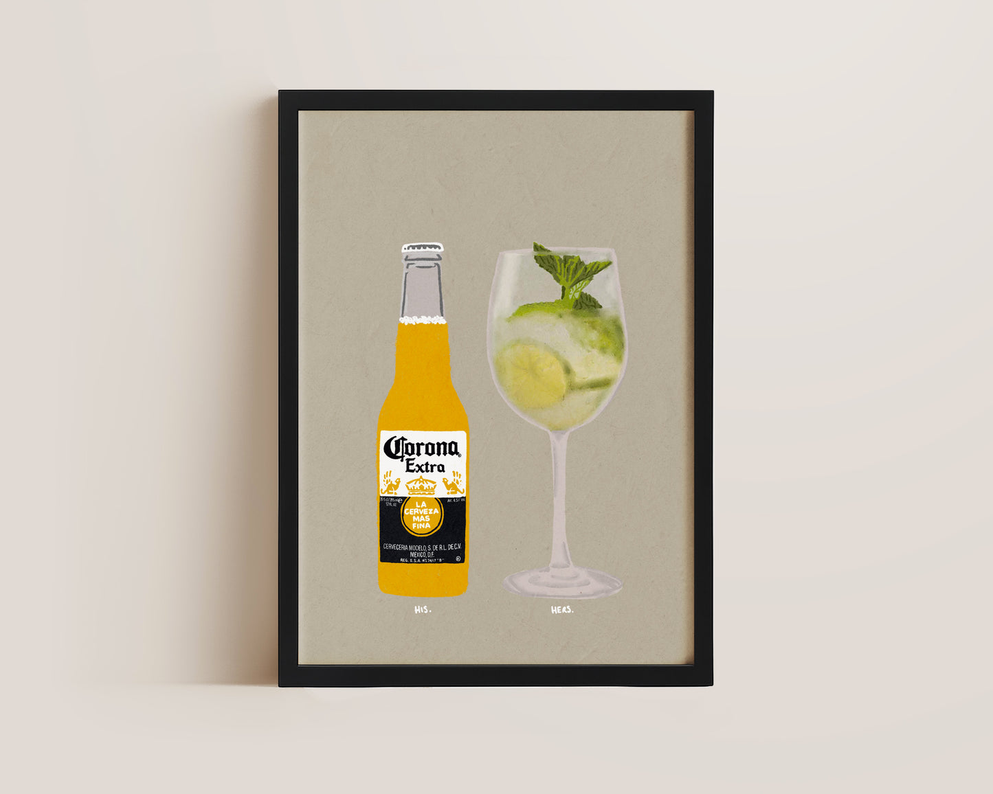 Corona & Hugo Spritz Print
