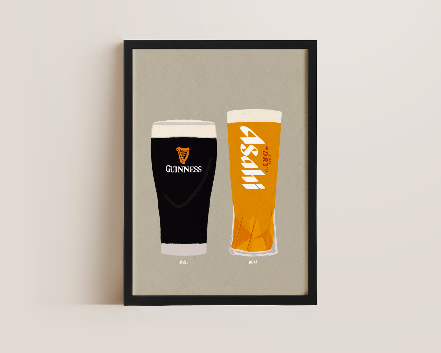 Guinness & Asahi Print