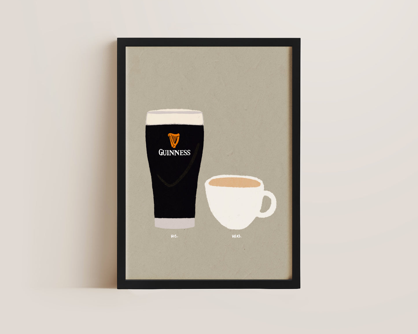Guinness & Cup Of Tea Print