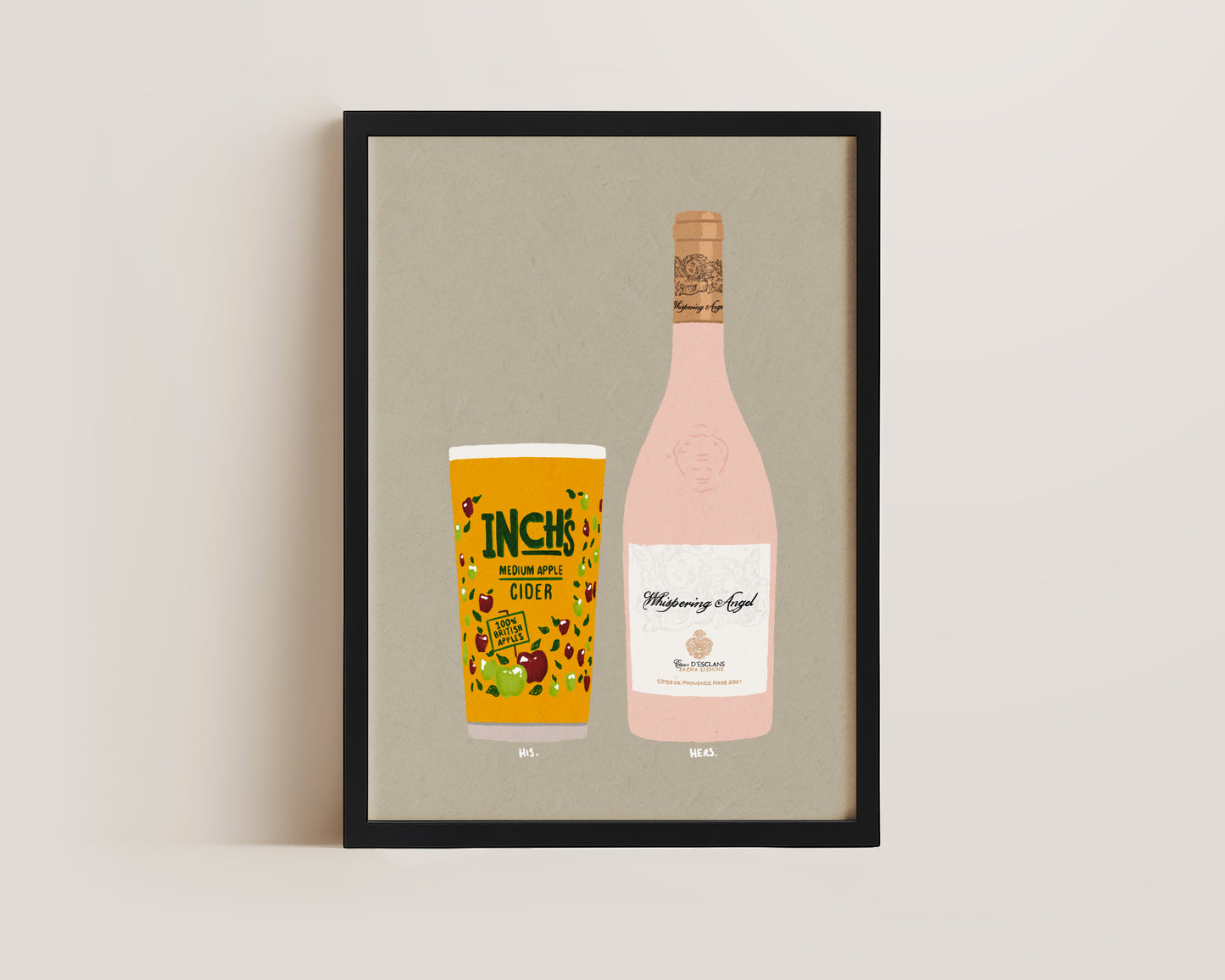 Inch's & Whispering Angel Print