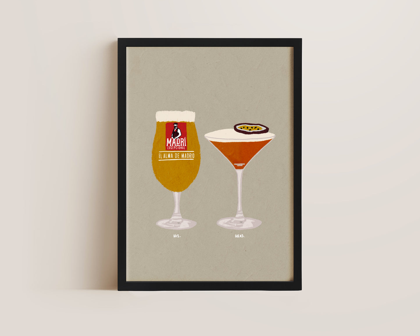 Madri & Pornstar Martini Print