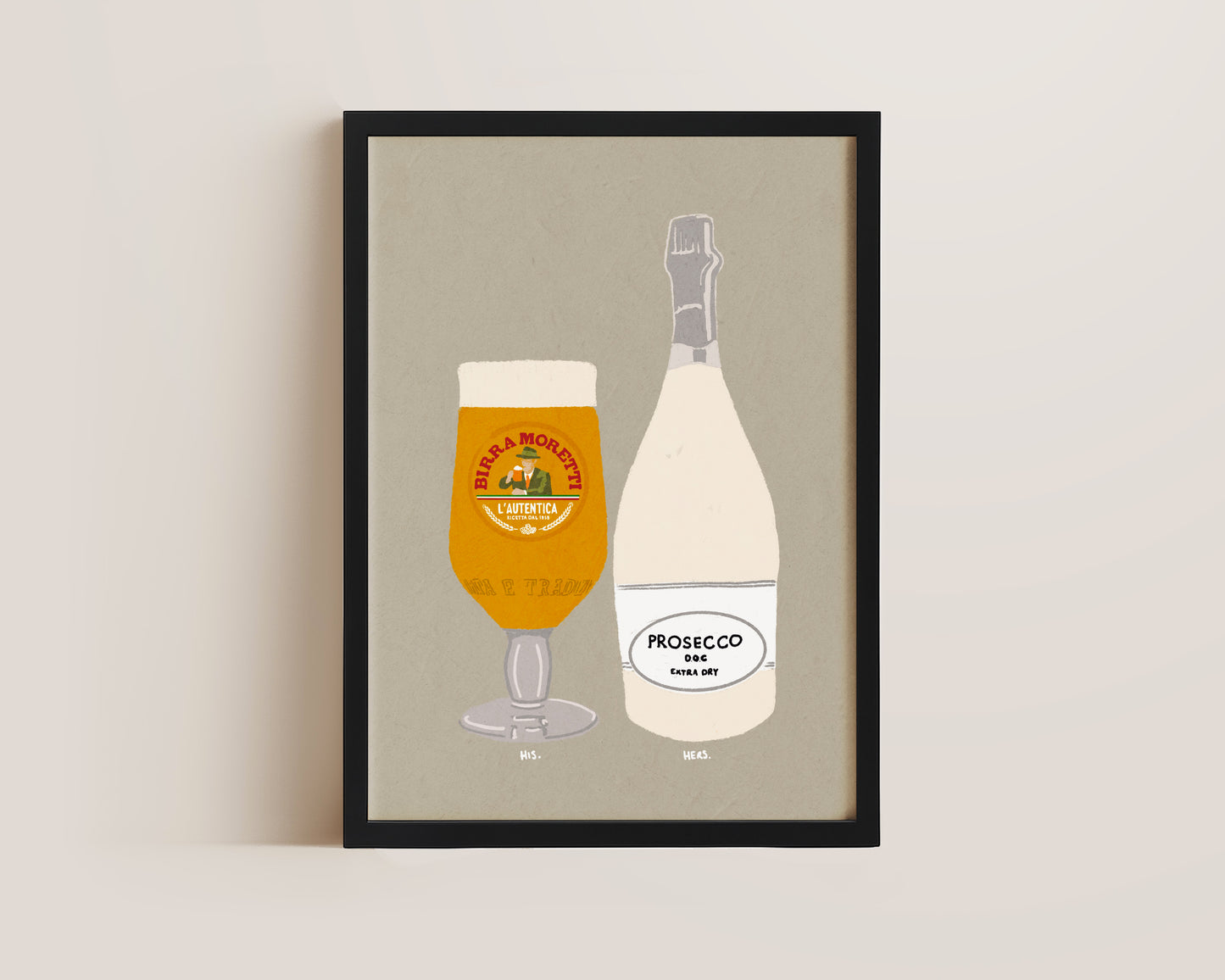 Moretti & Prosecco Print